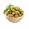 Açık Biberli Yeşil Zeytin 500Gr