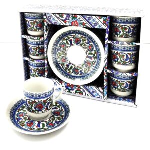 Kahve Fincan Takımı Topkapı Model 6 Kişilik