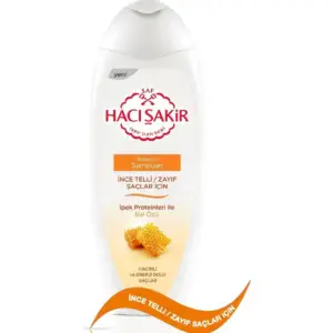 Hacı Şakir İnce Telli Zayıf Saçlar için Şampuan 500 ml
