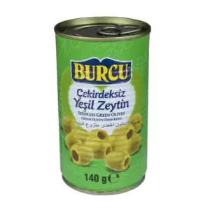 Burcu Çekirdeksiz Yeşil Zeytin 140 Gr