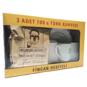 Mehmet Efendi Türk Kahvesi 3 Adet +fincan Hediyeli