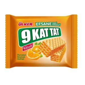 Ülker 9 Kat Tat Portakallı Kremalı Gofret 39 g