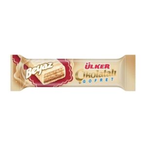 Ülker Beyaz Çikolatalı Fındıklı Kremalı Gofret 35 g