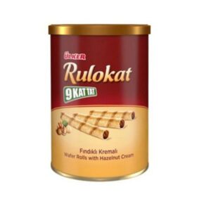 Ülker 9 Kat Tat Rulokat Fındıklı Kremalı Rulo Gofret 170 g