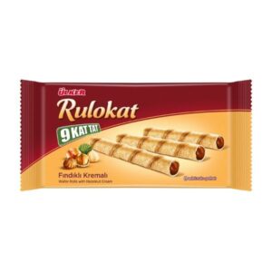 Ülker 9 Kat Tat Rulokat Fındıklı Kremalı Rulo Gofret 42 g